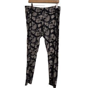 Lace Skull Leggings Size Extra Large XL 16-18 Halloween